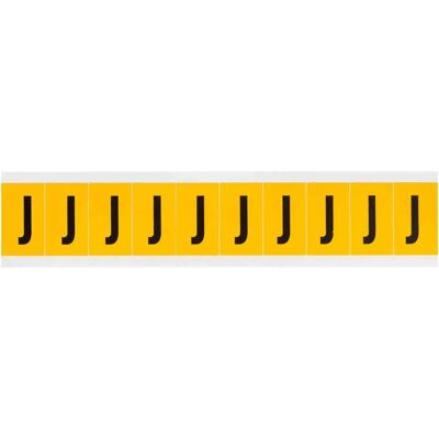 Brady - 1530-J - Noir sur Jaune - Rectangle - Label - Publicité Brady - 1530-J - Noir sur Jaune - Rectangle - Label - Publicité