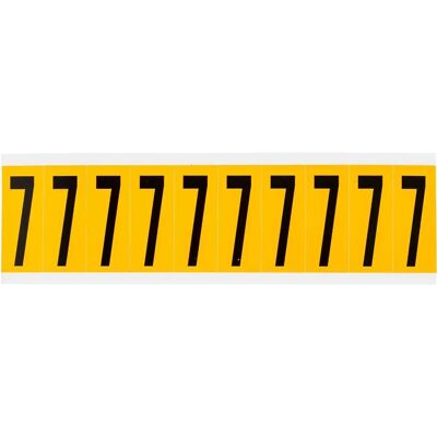 Brady - 1534-7 - Noir sur Jaune - 22x57mm - Label - Publicité Brady - 1534-7 - Noir sur Jaune - 22x57mm - Label - Publicité