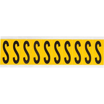 Brady - 1534-S - 22x57mm - Schwarz auf Gelb - Label Brady - 1534-S - 22x57mm - Schwarz auf Gelb - Label