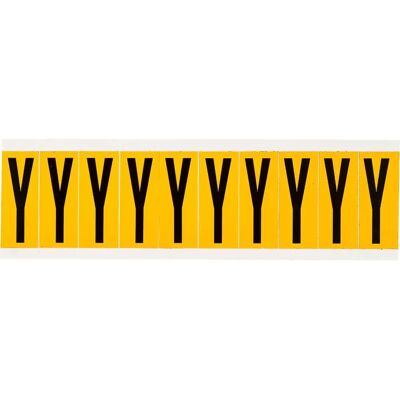Brady - 1534-Y - 22,2x57,2mm - Schwarz-Gelb - Etikett Brady - 1534-Y - 22,2x57,2mm - Schwarz-Gelb - Etikett