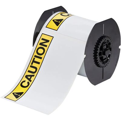 Brady - B30-25-595-ANSICA - Schwarz - Gelb - Druckeretikett Brady - B30-25-595-ANSICA - Schwarz - Gelb - Druckeretikett