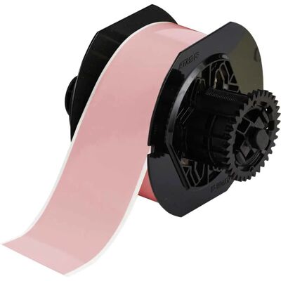Brady - B30C-2250-569-PK - Pink - Polyester - printer label - Publicité Brady - B30C-2250-569-PK - Pink - Polyester - printer label - Publicité