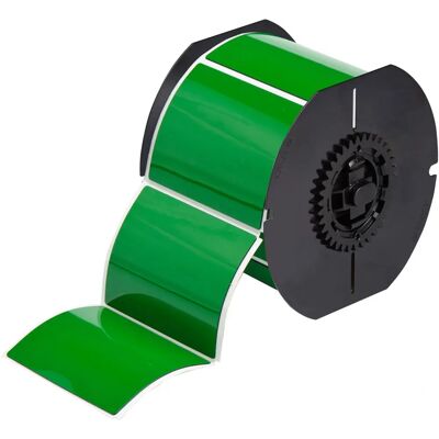 Brady - B30EP-177-593-GN - Vert - 76x63mm - Étiquette - Publicité Brady - B30EP-177-593-GN - Vert - 76x63mm - Étiquette - Publicité