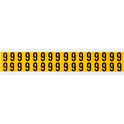 Brady - 1520-6-B946 - Noir sur Jaune - 14x19mm - Étiquette - Publicité Brady - 1520-6-B946 - Noir sur Jaune - 14x19mm - Étiquette - Publicité