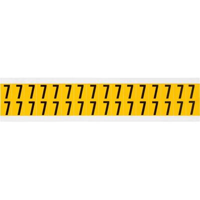 Brady - 1520-7 - Noir sur jaune - 14 x 19mm - Étiquette - Publicité Brady - 1520-7 - Noir sur jaune - 14 x 19mm - Étiquette - Publicité