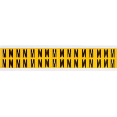 Brady - 1520-M - Noir sur Jaune, 14 x 19mm - Étiquette Brady - 1520-M - Noir sur Jaune, 14 x 19mm - Étiquette