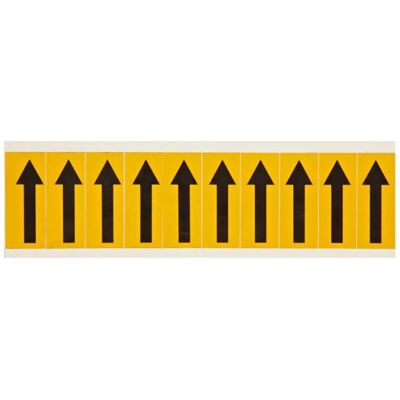Brady - 1534-ARO - Schwarz auf Gelb - 22x57 mm - Label Brady - 1534-ARO - Schwarz auf Gelb - 22x57 mm - Label