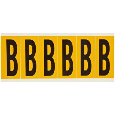 Brady - 1550-B - Schwarz - Gelb - Etikett Brady - 1550-B - Schwarz - Gelb - Etikett