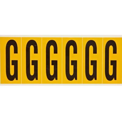 Brady - 1550-G - Schwarz auf Gelb - Rechteck - Label Brady - 1550-G - Schwarz auf Gelb - Rechteck - Label