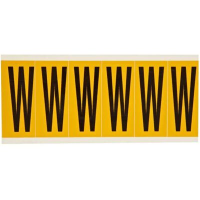 Brady - 1550-W - Schwarz auf Gelb - 38x89 mm - Label Brady - 1550-W - Schwarz auf Gelb - 38x89 mm - Label