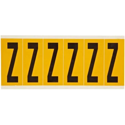 Brady - 1550-Z - Schwarz auf Gelb - 38x89mm - Etikett Brady - 1550-Z - Schwarz auf Gelb - 38x89mm - Etikett