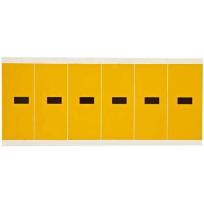 BRADY - 1550-DSH - Schwarz - Rechteck - Label BRADY - 1550-DSH - Schwarz - Rechteck - Label