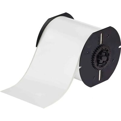 Brady - B30C-4000-424 - White - 101mm x 45.7m - Étiquette imprimante - Publicité Brady - B30C-4000-424 - White - 101mm x 45.7m - Étiquette imprimante - Publicité