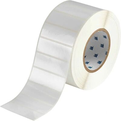 Brady - THT-18-8591-3-WT - Blanc - 76.20x25.40 mm - Étiquette - Publicité Brady - THT-18-8591-3-WT - Blanc - 76.20x25.40 mm - Étiquette - Publicité