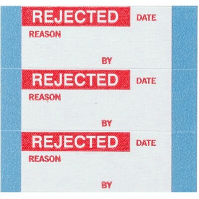 Brady - WO-1-PK - Rouge-Blanc - 38x15 mm - Etiquette Brady - WO-1-PK - Rouge-Blanc - 38x15 mm - Etiquette