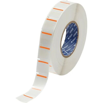 Brady - THT-179-494-OR - Blanc/Orange - Label - Publicité Brady - THT-179-494-OR - Blanc/Orange - Label - Publicité