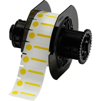 Brady - B33-250-494-YL - Blanc/Jaune - Étiquette Brady - B33-250-494-YL - Blanc/Jaune - Étiquette
