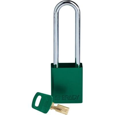 Brady - ALU-GRN-76ST-KD - Grün - Aluminium - padlock Brady - ALU-GRN-76ST-KD - Grün - Aluminium - padlock