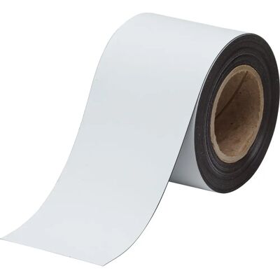 Brady J20C-2500-2509 Blanc polyester magnétique 63,50 mm Étiquette - Publicité Brady J20C-2500-2509 Blanc polyester magnétique 63,50 mm Étiquette - Publicité