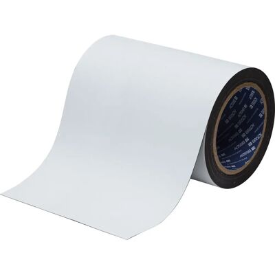Brady - J50C-6000-2509 - Mag Poly - Blanc mat - Etiquette Brady - J50C-6000-2509 - Mag Poly - Blanc mat - Etiquette