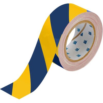 Brady - TS-50.80-514-YL/BL-STR-RL - Blau - Gelb - Floor tape Brady - TS-50.80-514-YL/BL-STR-RL - Blau - Gelb - Floor tape
