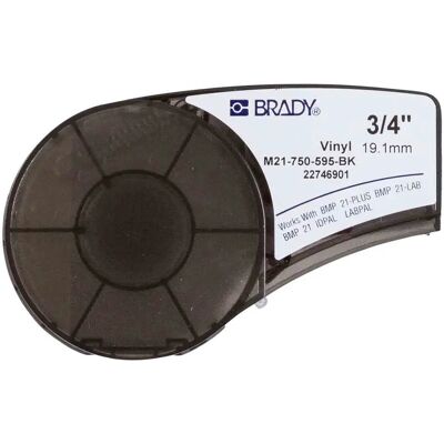 Brady M210 Vinylband - Schwarz auf Weiß - Etikettendrucker Brady M210 Vinylband - Schwarz auf Weiß - Etikettendrucker