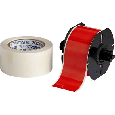 BRADY - B30C-2250-483RD-KT - Rot - Polyester - Label BRADY - B30C-2250-483RD-KT - Rot - Polyester - Label