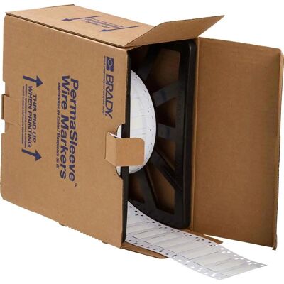 Brady - 2LSZH-375-2-WT-3 - Blanc - Marqueur de câble - Publicité Brady - 2LSZH-375-2-WT-3 - Blanc - Marqueur de câble - Publicité