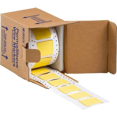 Brady - 2LSZH-1000-2-YL-S - Jaune - Marqueur de câble - Publicité Brady - 2LSZH-1000-2-YL-S - Jaune - Marqueur de câble - Publicité