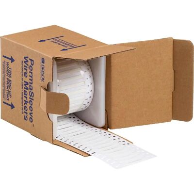Brady - LSZH-125-2-WT-S - Blanc - Shrink Tubing - Publicité Brady - LSZH-125-2-WT-S - Blanc - Shrink Tubing - Publicité