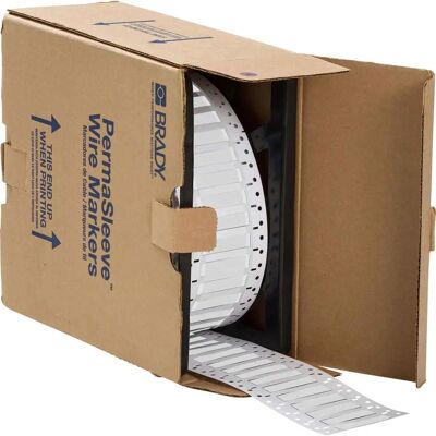 Brady - LSZH-250-2-WT-4 - Weiss - Polyolefin - Kabelmarkierung Brady - LSZH-250-2-WT-4 - Weiss - Polyolefin - Kabelmarkierung