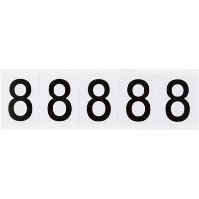 Brady - 9714-8 - 46 x 57 mm - Schwarz auf Weiß - Label Brady - 9714-8 - 46 x 57 mm - Schwarz auf Weiß - Label