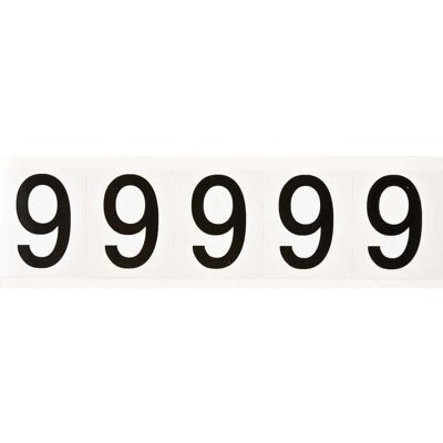 Brady - 9714-9 - 46 x 57 mm - Schwarz auf Weiss - Selbstklebendes Etikett Brady - 9714-9 - 46 x 57 mm - Schwarz auf Weiss - Selbstklebendes Etikett