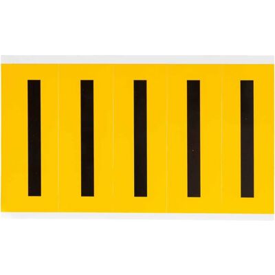 Brady - 1560-I - Noir sur Jaune - 44 x 127mm - Étiquette - Publicité Brady - 1560-I - Noir sur Jaune - 44 x 127mm - Étiquette - Publicité