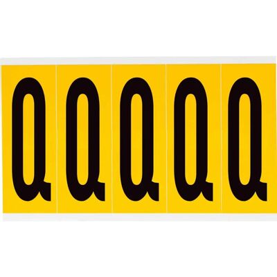 Brady - 1560-Q - Schwarz auf Gelb - 44 x 127mm - Label Brady - 1560-Q - Schwarz auf Gelb - 44 x 127mm - Label