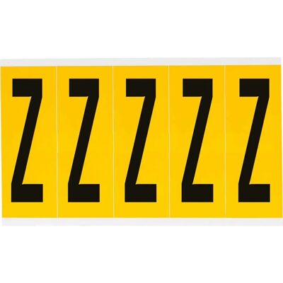 Brady 1560-Z - Schwarz auf Gelb - 44 x 127 mm - Etikett Brady 1560-Z - Schwarz auf Gelb - 44 x 127 mm - Etikett
