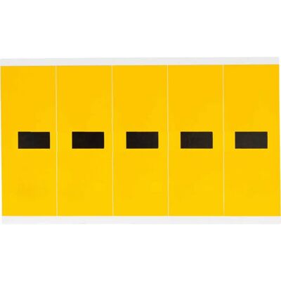 Brady - 1560-DSH - Noir sur Jaune - Étiquette - Publicité Brady - 1560-DSH - Noir sur Jaune - Étiquette - Publicité