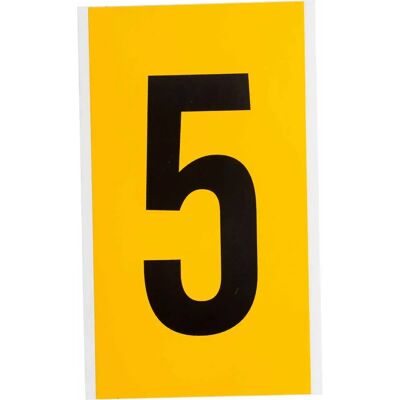 Brady - 1570-5 - Noir sur Jaune - 127 x 228 mm - Label Brady - 1570-5 - Noir sur Jaune - 127 x 228 mm - Label