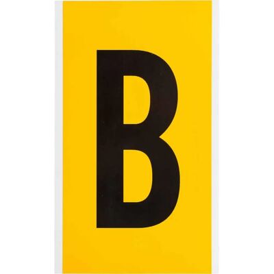 Brady - 1570-B - Schwarz auf Gelb - 127 x 228 mm - Label Brady - 1570-B - Schwarz auf Gelb - 127 x 228 mm - Label