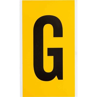 Brady 1570-G Schwarz auf Gelb 127 x 228 mm Vinyl Etikett Brady 1570-G Schwarz auf Gelb 127 x 228 mm Vinyl Etikett