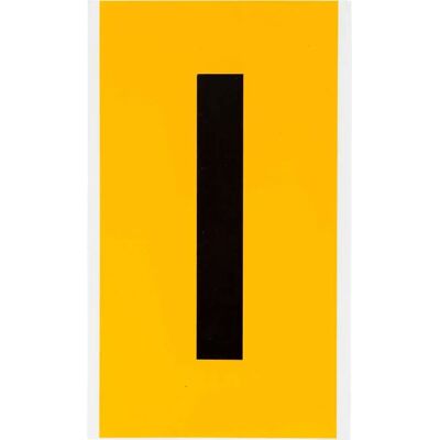 BRADY - 1570-I - Noir sur Jaune - 127 x 228 mm - Étiquette - Publicité BRADY - 1570-I - Noir sur Jaune - 127 x 228 mm - Étiquette - Publicité