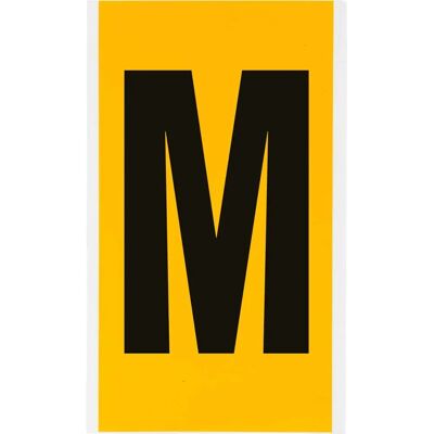 Brady - 1570-M - Noir sur Jaune - 127 x 228 mm - Étiquette Brady - 1570-M - Noir sur Jaune - 127 x 228 mm - Étiquette