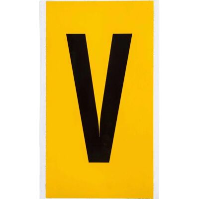 Brady - 1570-V - Noir sur Jaune - 127 x 228mm - Étiquette - Publicité Brady - 1570-V - Noir sur Jaune - 127 x 228mm - Étiquette - Publicité