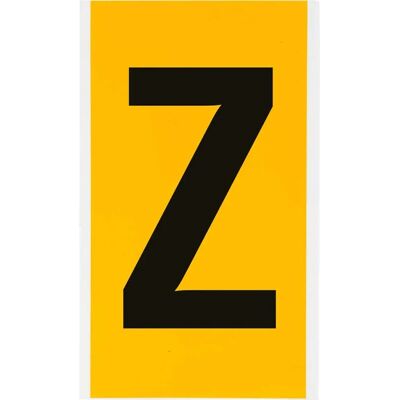 Brady - 1570-Z - Noir sur jaune - 127 x 228 mm - Étiquette - Publicité Brady - 1570-Z - Noir sur jaune - 127 x 228 mm - Étiquette - Publicité