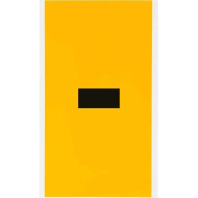 Brady - 1570-DSH - Noir sur Jaune - 127x228mm - Étiquette - Publicité Brady - 1570-DSH - Noir sur Jaune - 127x228mm - Étiquette - Publicité