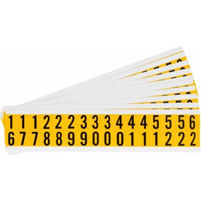 Brady - 1520-# KIT - Schwarz - Gelb - Etiketten-Set Brady - 1520-# KIT - Schwarz - Gelb - Etiketten-Set