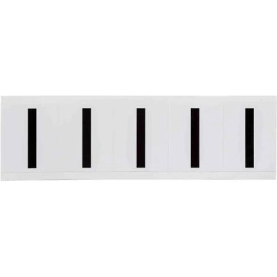 Brady - 9714-I - 46x57mm - Schwarz auf Weiß - Selbstklebendes Etikett Brady - 9714-I - 46x57mm - Schwarz auf Weiß - Selbstklebendes Etikett