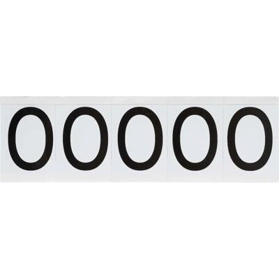 Brady - 9714-O - Schwarz auf Weiss - 46 x 57 mm - Label Brady - 9714-O - Schwarz auf Weiss - 46 x 57 mm - Label