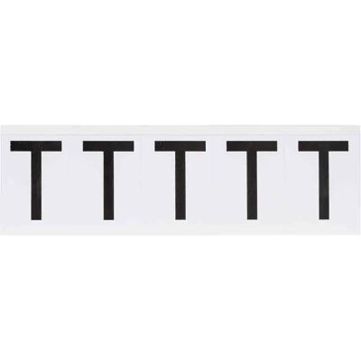 Brady - 9714-T - Schwarz 4,6 x 5,7 cm Vinyl Label Brady - 9714-T - Schwarz 4,6 x 5,7 cm Vinyl Label