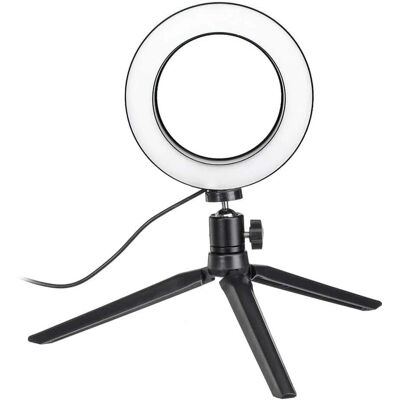 eStore Selfie Ring Light - Verstellbare Modi - 20cm eStore Selfie Ring Light - Verstellbare Modi - 20cm